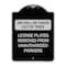 Signmission Air Will Be Taken Out of Tires License Plates Removed from Unauthorized Parkers, A-DES-BS-1824-24348 A-DES-BS-1824-24348 - alternate 1